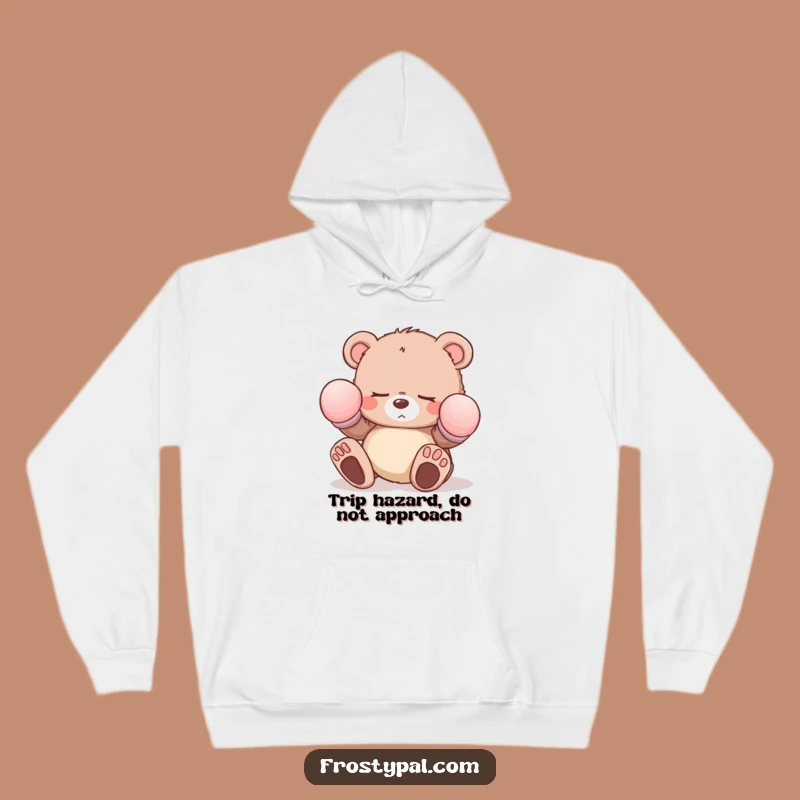 Funny Sleepy Bear Cub Hoodie: Warm & Hilarious Wear for Ultimate Cuteness