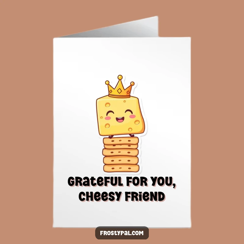 Free Printable Thank You Card: Cheesy Gratitude for a Deliciously Funny Gift!