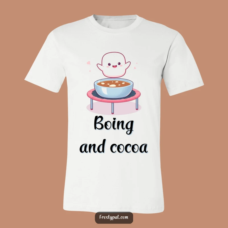 Funny Marshmallow Cocoa T-Shirt - Wear Your Sweet Adventure!